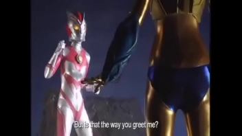 หนังโป๊อุลตร้าแมน Ultraman XXX ซุปเปอร์ฮีโร่ได้ออกมาปราบปีศาจสาวแต่ดันแพ้ทางหี โดนจับมัดกับไม้กางเกงแล้วบังคับเย็ดเอาหีพุ่งใส่ควย จะออกมาสู้กลับได้เสียวแทน